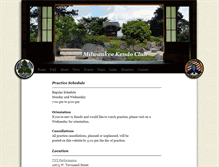 Tablet Screenshot of milwaukeekendo.org